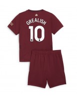 Manchester City Jack Grealish #10 Kolmaspaita Lasten 2024-25 Lyhythihainen (+ shortsit)